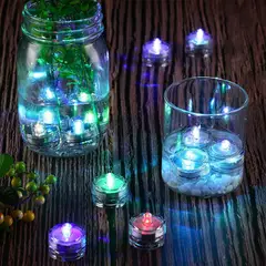 GENERICO - Vela Led Sumergible para decoración x 12 Unidades