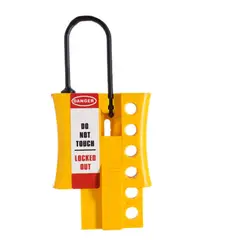 LOTO MASTER - BLOQUEO DE SEGURIDAD TIPO CANDADO 3mm COLOR AMARILLO