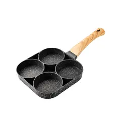 GENERICO - SARTEN ANTIADHERENTE DE 4 DIVISIONES CON MANGO LARGO