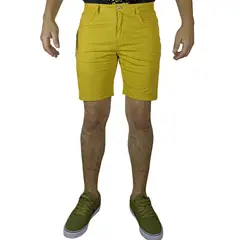 GENERICO - Bermuda Moda Drill Para Hombre - Amarillo