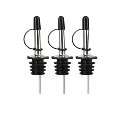 GENERICO - 3 und Vertedor Surtidor Dispensador Pico Botella Barman Cocina INOX