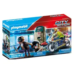 PLAYMOBIL - City Action Persecución en Moto a Ladrón de Banco
