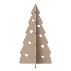 MOVENDA - Arbol de Navidad Ciano 120cm MDF