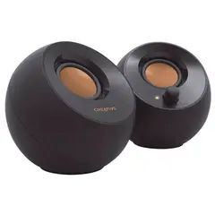 CREATIVE - Parlante Pebble 2.0 Negro USB moderno de escritorio