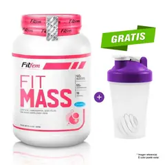 FITFEM - PROTEÍNA FITMASS 2 KG VAINILLA + SHAKER MUJER