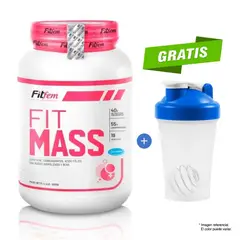 FITFEM - PROTEÍNA FITMASS 2 KG CHOCOLATE + SHAKER MUJER