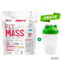 FITFEM - PROTEÍNA FITMASS 5 KG VAINILLA + SHAKER MUJER