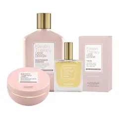 ALFAPARF MILANO - Alfaparf Keratin Therapy - Trio Lisse Design Shampoo Mask Oil