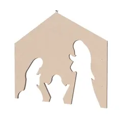 MOVENDA - Nacimiento Navideño Delle 73cm MDF