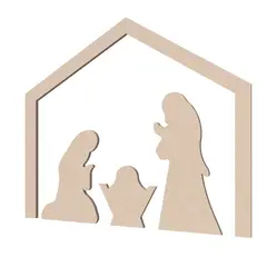 MOVENDA - Nacimiento Navideño Vieni 80cm MDF