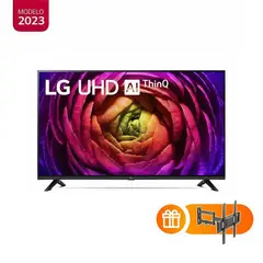 LG - Televisor 50 Pulg. LED Smart TV UHD 4K con ThinQ AI 50UR7300PSA l Rack Movil