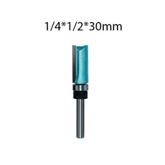 GENERICO - Fresa Copiadora Recta Vástago de 1/4*1/2*30mm. 1 Pza. Marca TIDEWAY