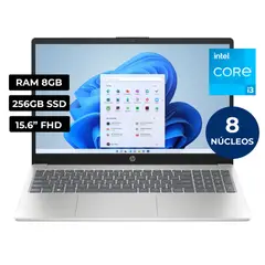 HP - LAPTOP 15-FD0004LA INTEL CORE I3 N305 8 NUCLEOS 8GB 256GB SSD 15.6"