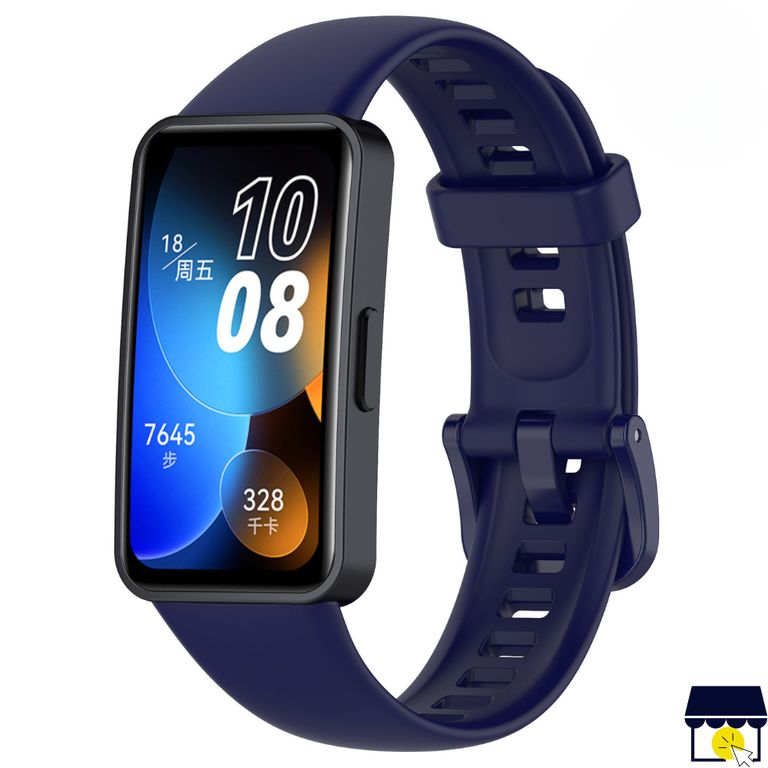 Correa de silicona para Huawei Band 8 / 9 / 10 - Azul Oscuro