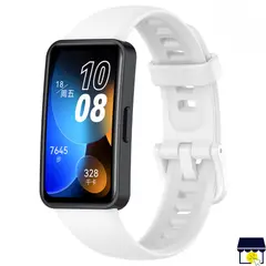 GENERICO - Correa de silicona para Huawei Band 8 / 9 / 10 - Blanco.
