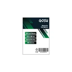 GOSU - FUNDAS PREMIUM 63.5 X 88 MM (100 PCS - 100 MICRAS) -