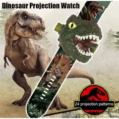 GENERICO - Reloj Dinosaurio para niños Juguete del del proyector