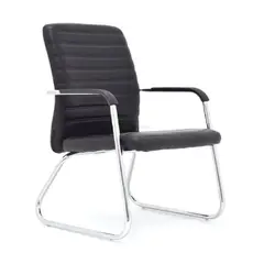 MOBELART - Silla de Oficina Visita Isis Cuerina Negro möbelArt