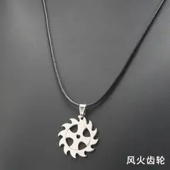 GENERICO - Collar con colgante de Espiral de acero inoxidable
