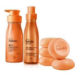 NATURA - Tododia Mango Rosa y Agua de Coco Spray con Crema y Jabones