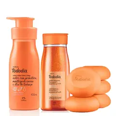 NATURA - Tododia Mango Rosa y Agua de Coco Hidratante con Jabones en Barra y Liquido