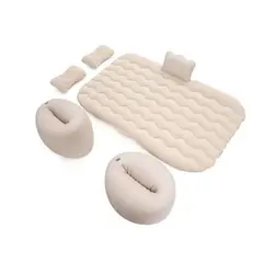 GENERICO - Colchon Inflable para Auto Beige