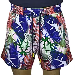 GENERICO - Short De Verano Estampado Para Hombre - Azul