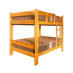 MUEBLES MACRUMO - Camarote 2 Plz madera pino de 1.5 x 6 + Acabado