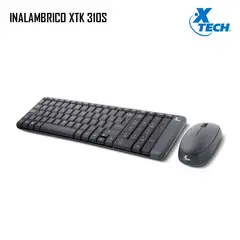 XTECH - Combo 2 en 1 Teclado y mouse inalambrico XTK–310s