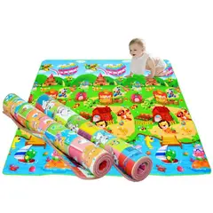 OEM - Alfombra para bebés 180 x 120 x 0.6 cm Impermeable