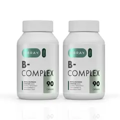 NIBRAY - Complejo B con Triptofano Magnesio y Zinc Pack 2 Frascos