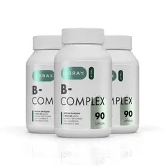 NIBRAY - Complejo B con Triptofano Magnesio y Zinc Pack 3 Frascos Vital