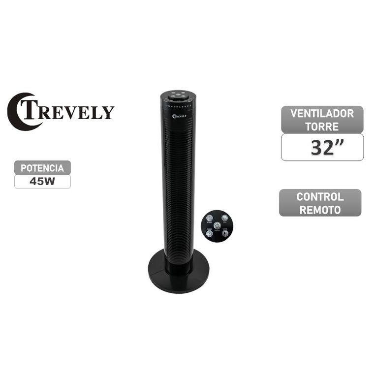 Ventilador torre VT-145 Negro - 45W