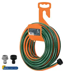 TRUPER - KIT MANGUERA DE RIEGO 10m CON PORTAMANGUERA