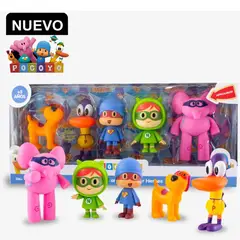 POCOYO - Set De y Superhéroes X5 Coleccionables