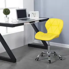 VENTITAS HOME - Silla de Oficina Giratoria Orlando Amarillo