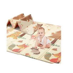 GENERICO - Alfombra de Juego para Bebé Plegable Portátil Reversible 2 x 180 Metros