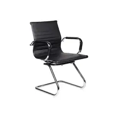 VENTITAS HOME - Silla de Oficina Fija Renato Negro
