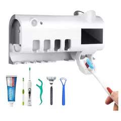 GENERICO - Organizador de Cepillos de Dientes Esterilizador y Protección UV