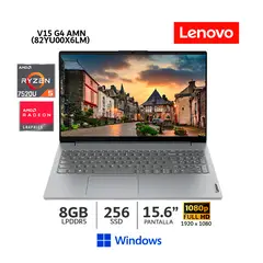 LENOVO - Laptop V15 G4 AMN AMD Ryzen 5 7520U 8Gb Ram/ 256Gb SSD 15.6"FHD TN-82YU00X6LM + Mochila Teros