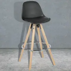 VENTITAS HOME - Silla Bar Utah Negro