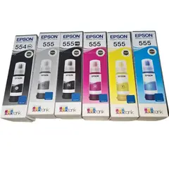 EPSON - KIT TINTA T555 Y T554 ORIGINALES PARA L8160