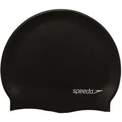 SPEEDO - Gorro Natación Plain Flat Negro