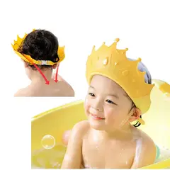 GENERICO - Gorro baño ducha niños bebes Protege ojos rostro