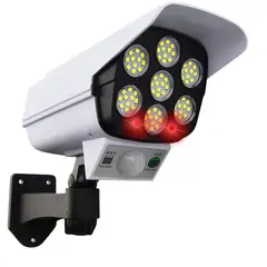 GENERICO - Lámpara Solar Sensor Movimiento Forma Cámara Seguridad  LED YOHAD