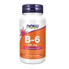 GENERICO - Vitamina B6 - Now Foods x Cápsula, 100 cápsulas, 100 mg