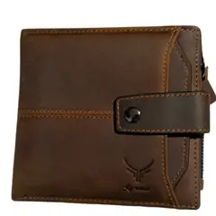 ARMUZ - Billetera de Cuero Vacuno De Alta Gama 8929 RFID y Tarjetero Extraíble