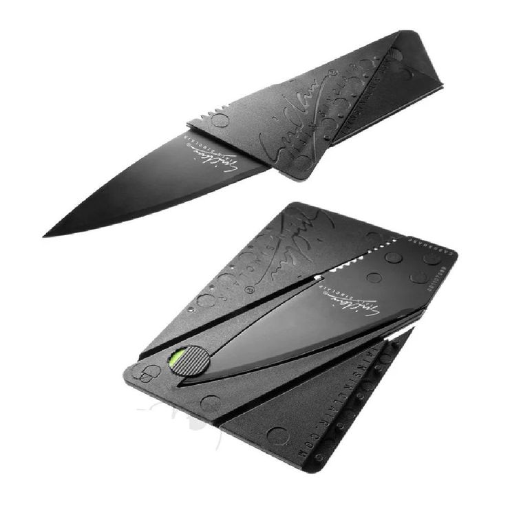 Navaja Cuchillo Plegable tarjeta card