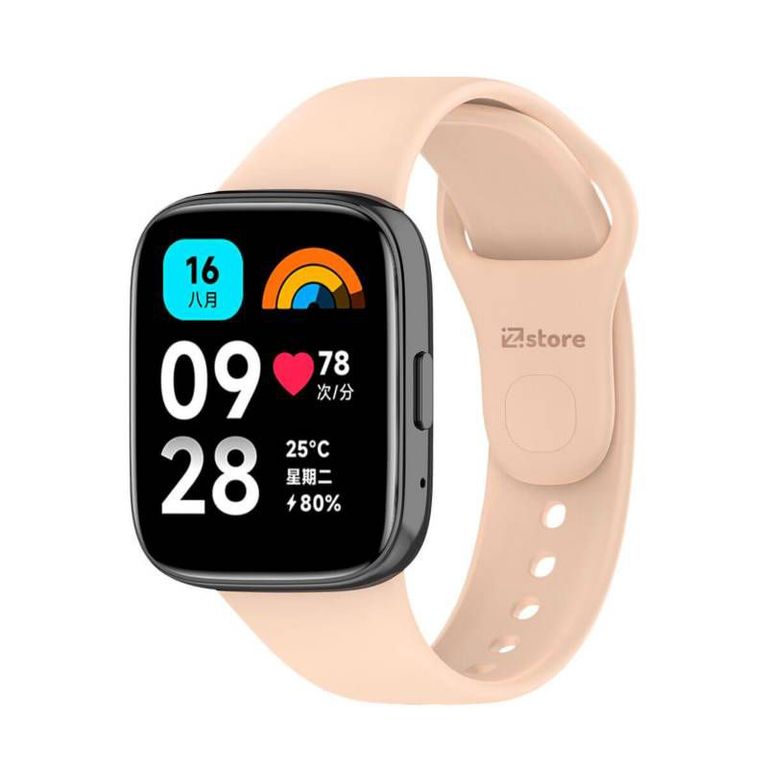 Correa de Silicona Para Xiaomi Watch 3 Active -Rosa.