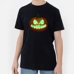 GENERICO - Polo NiÃ±o Neon Calabaza TerrorÃ­fico.